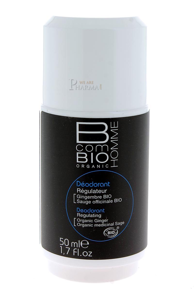 BcomBio déodorant roll on gingembre et sauge 50 ml BcomBio déodorant roll on gingembre et sauge 50 ml