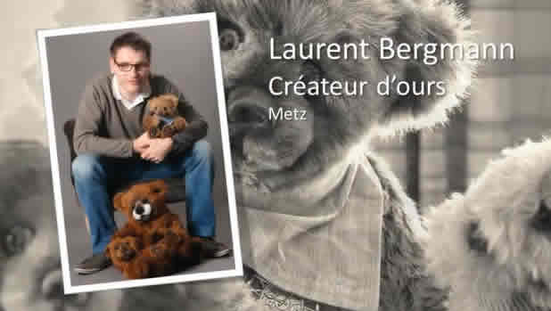 Laurent Bergmann, créateur d’ours en peluche.