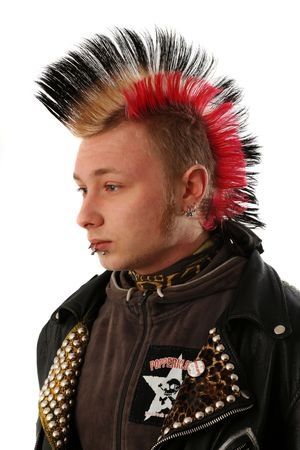 adolescent punk recherche identité