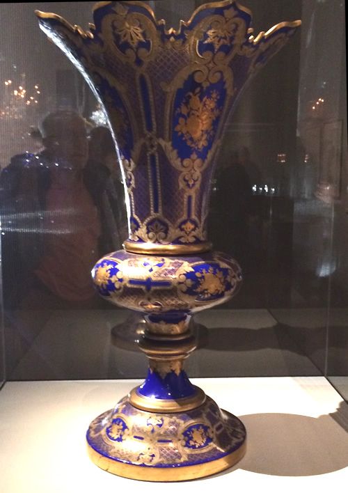 Vase de cristal - Exposition baccarat Petit Palais Paris 2014 