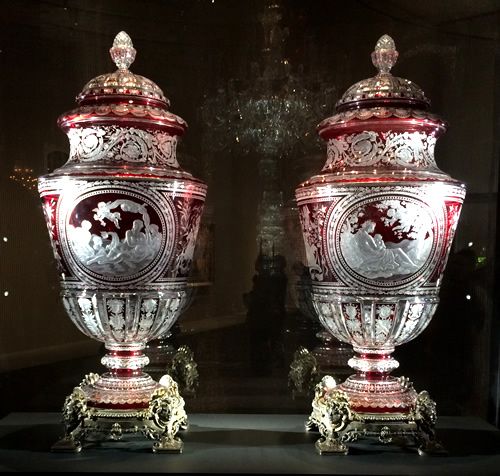 Vases Simon - Exposition baccarat Petit Palais Paris 2014 