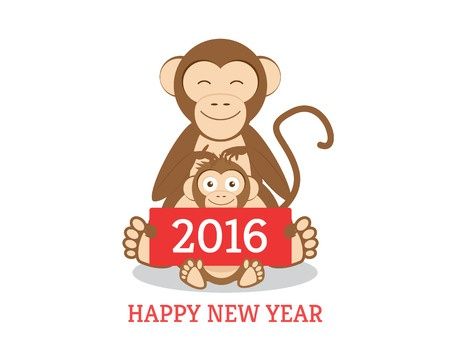 Février 2016, début de l’année du singe.