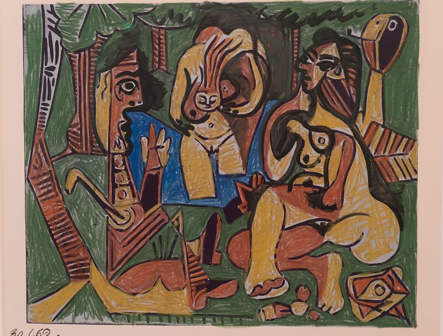 Picasso, Déjeuner sur L'herbe - Manet - Picasso - Mougins 30 janvier 1962 - Esthétique Homme