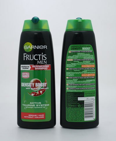 Garnier Fructis hommes Densité Boost shampooing pour cheveux gras sans volume 250 ml