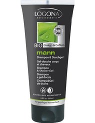 Logona – 1006shadou – Mann – Shampooing Gel Douche – 2 en 1 – 200 ml