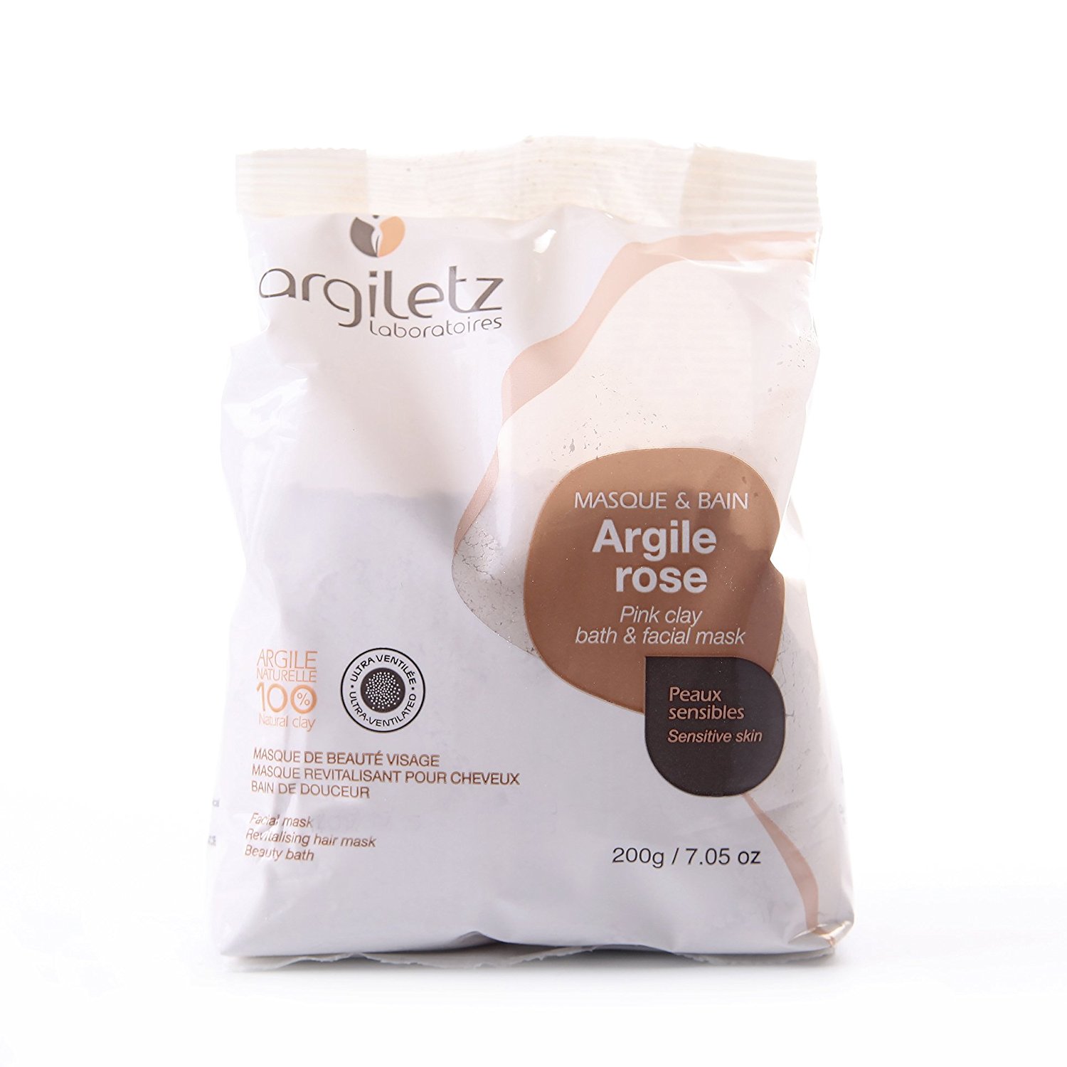 Poudre argile rose ultra aérée 200gr