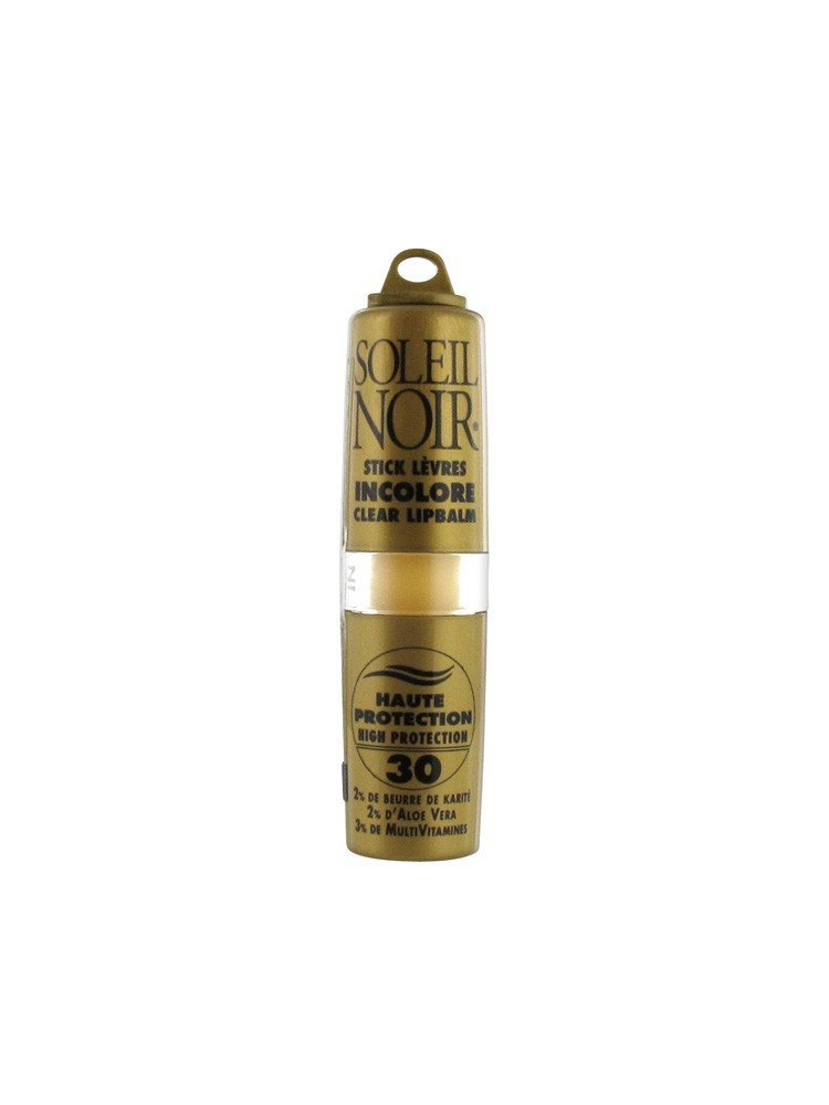 Soleil Noir – Soleil Noir Stick Levres Incolore Indice 30 Protection Solaire