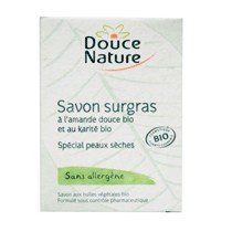 Douce Nature Savon surgras sans allergène Amande douce et Karité peau sèche 100g