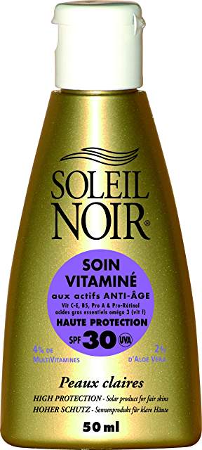 Soleil Noir – Soin Vitamine Indice 30+ Creme Solaire 50ml