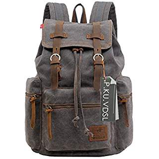 Sac de randonnée P.K.U VDSL en toile et cuir Sac de randonnée P.K.U VDSL en toile et cuir