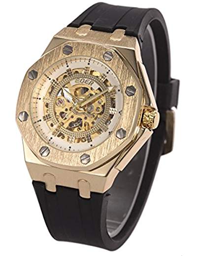 Homme Montre – Octogone + boîte cadeau Homme Montre – Octogone + boîte cadeau