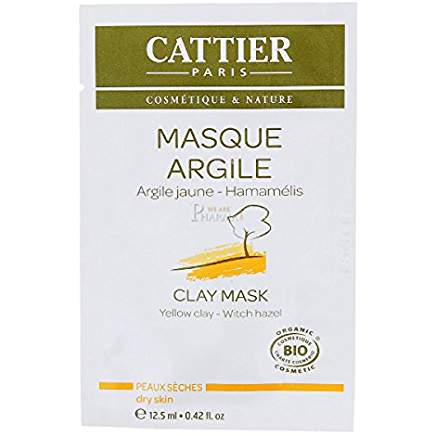 MASQUE ARGILE JAUNE SACHET UNIDOSE CATTIER